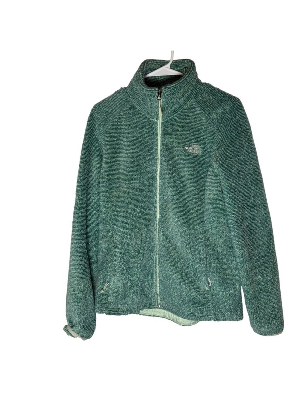 The North Face Full-Zip Osito Jacket Women's Size Medium Green - In EUC!